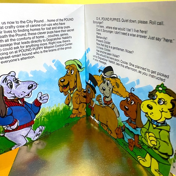 POUND PUPPIES VINTAGE 1985 IN FUN FROM A TO Z FULL COLOR BOOK 24 PAGE - Picture 3 of 15